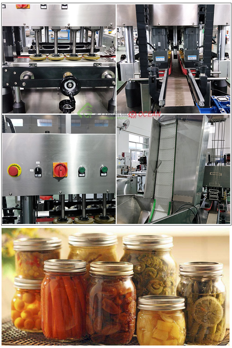 High Speed Twist Off Jars Capping Machine