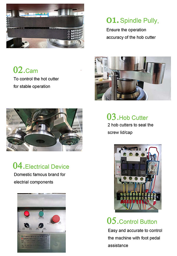 Aluminum can seamer machine for tomato paste