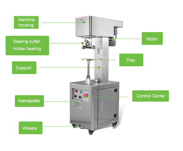 Manual PET Food Jar Tin Can Canning Machine Manual PET Food Jar Tin Can Canning Machine