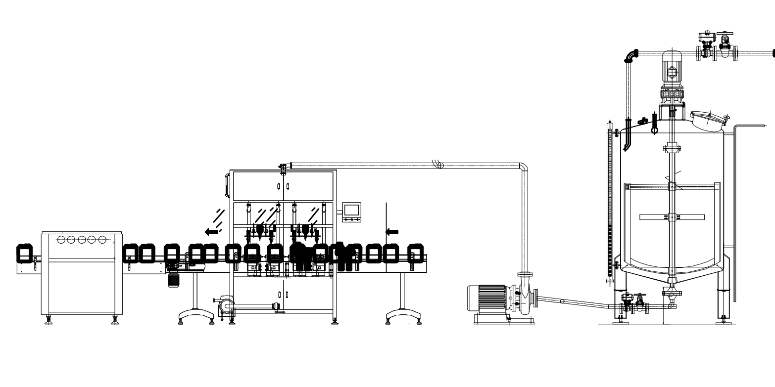 Liquid Fluid Fertilizer Filling Machine