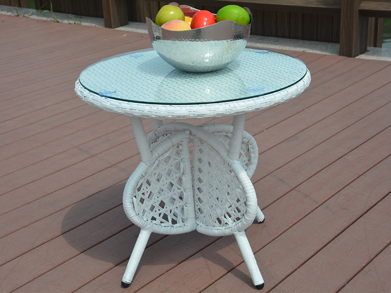 Rattan dining table