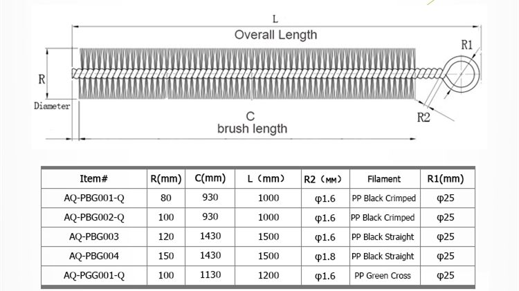 Septic Tank Filter Brush