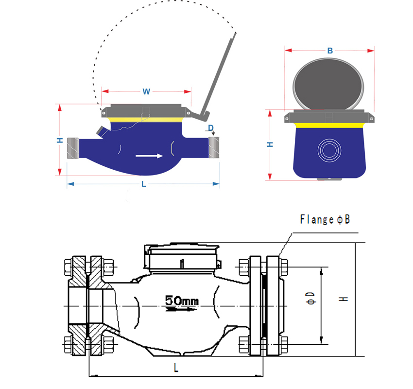 small water meter