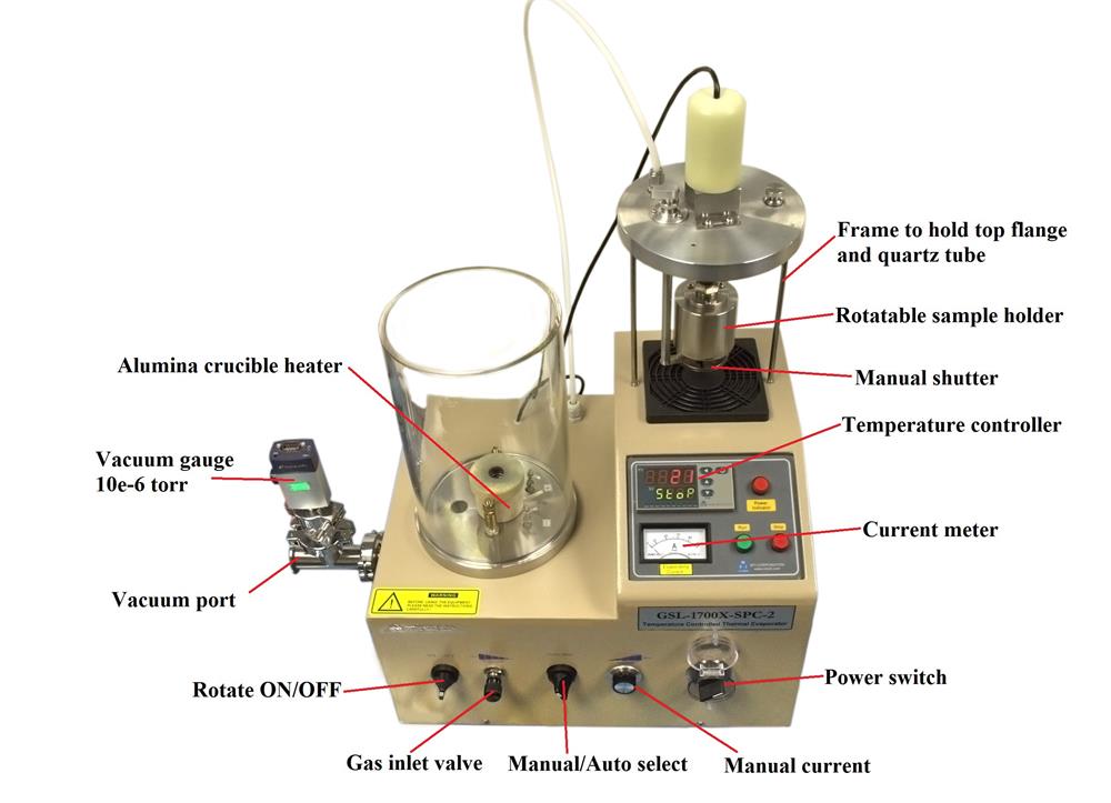 Hi-Vacuum Thermal Evaporating Coater Hi-Vacuum Thermal Evaporating Coater