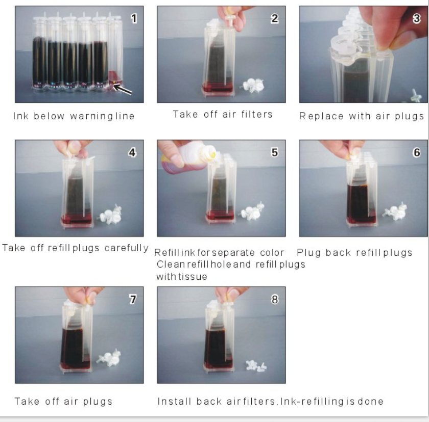 Continuous ink supply system Continuous ink supply system