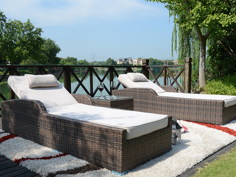 outdoor wicker lounge bed outdoor wicker lounge bed