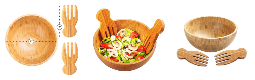 bamboo salad bowl