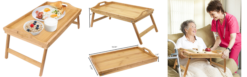 Bamboo Foldable Serving Tray