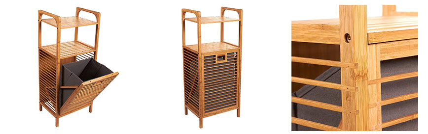 bamboo laundry hamper