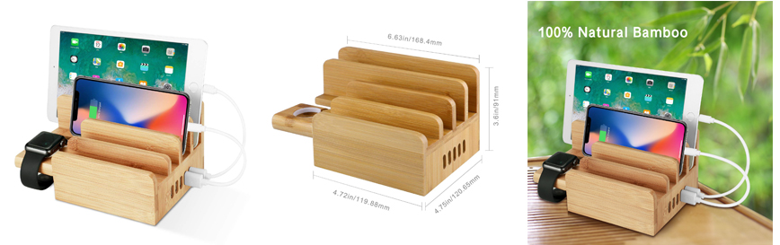 Bamboo Charging Station