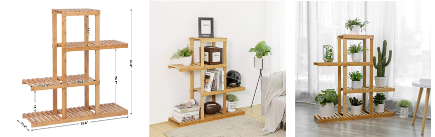 Bamboo Plant Stand