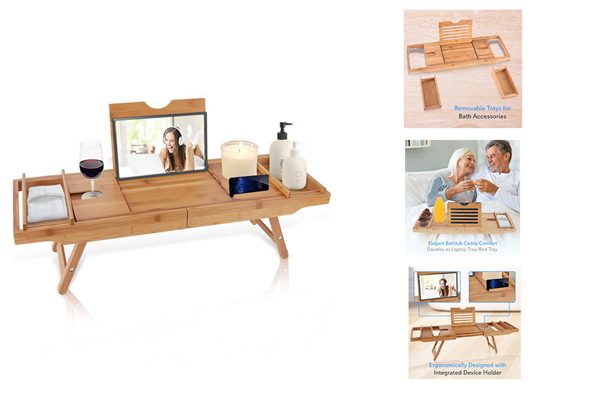 bamboo bath caddy bamboo bath caddy