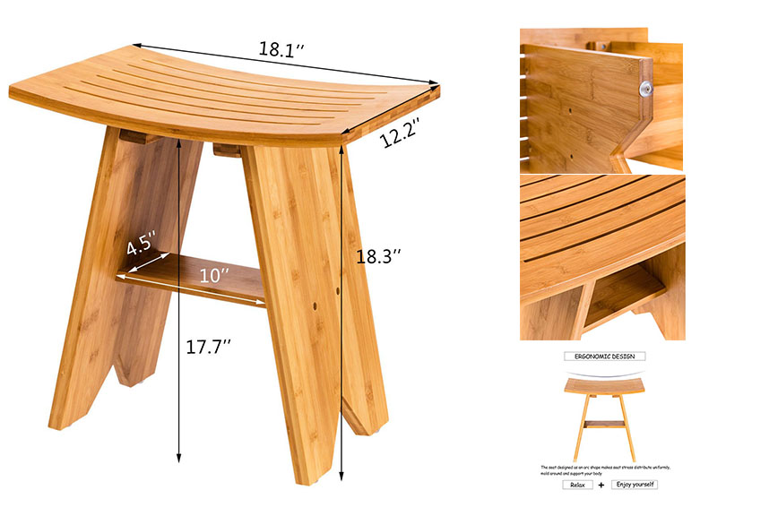 bamboo shower bench bamboo shower bench