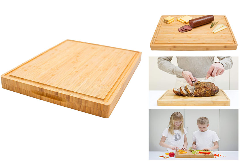 large bamboo cutting board