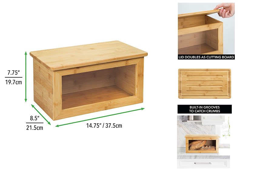bamboo bread box bamboo bread box