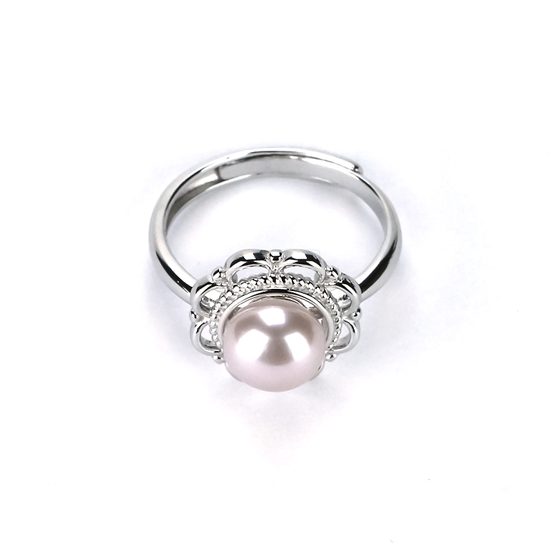 Silver Pearl Ring