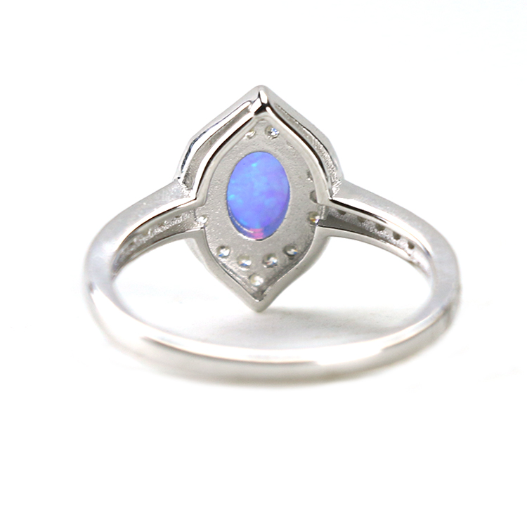 Blue Opal Ring