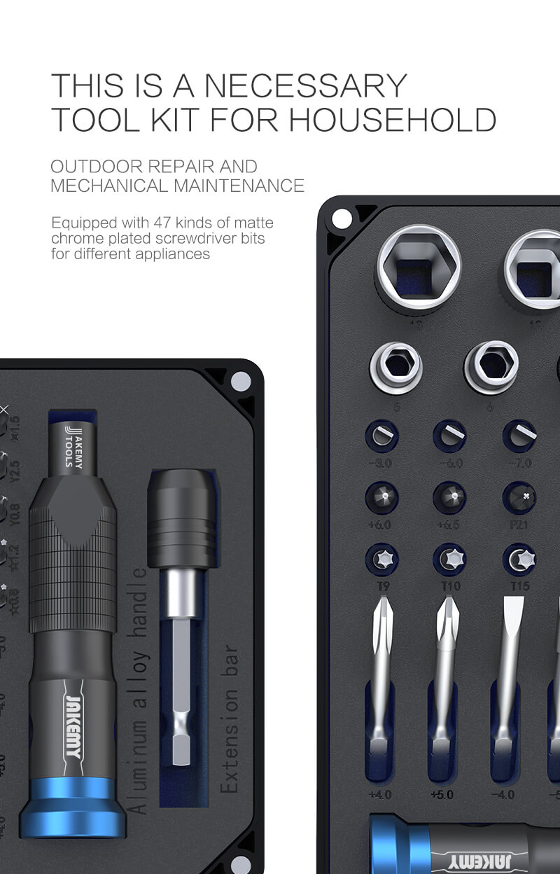 Precision screwdriver bit set