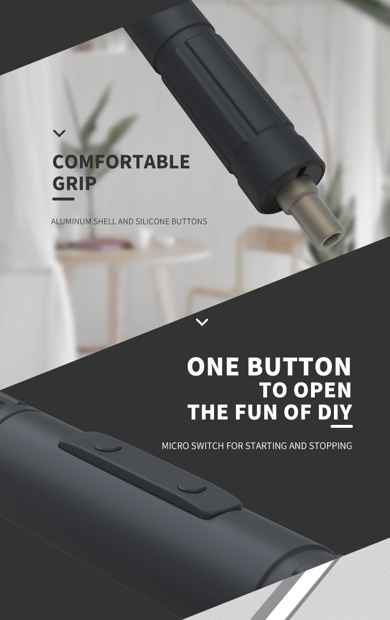 black electric screwdriver handle