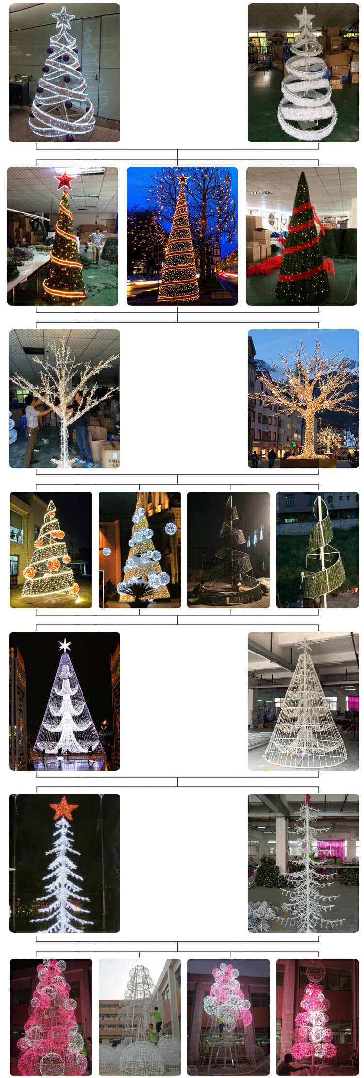 3d led Christmas tree