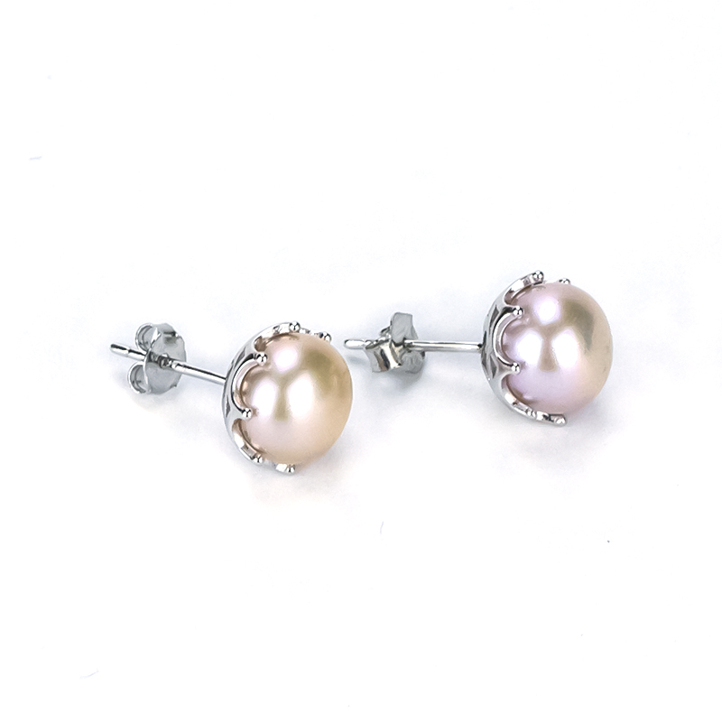 Silver Pearl Earring 