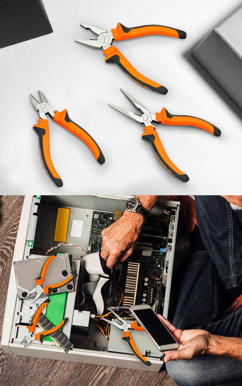 sharp-nose pliers for maintenance