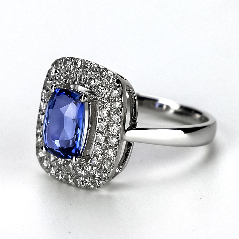 Blue Engagement Rings