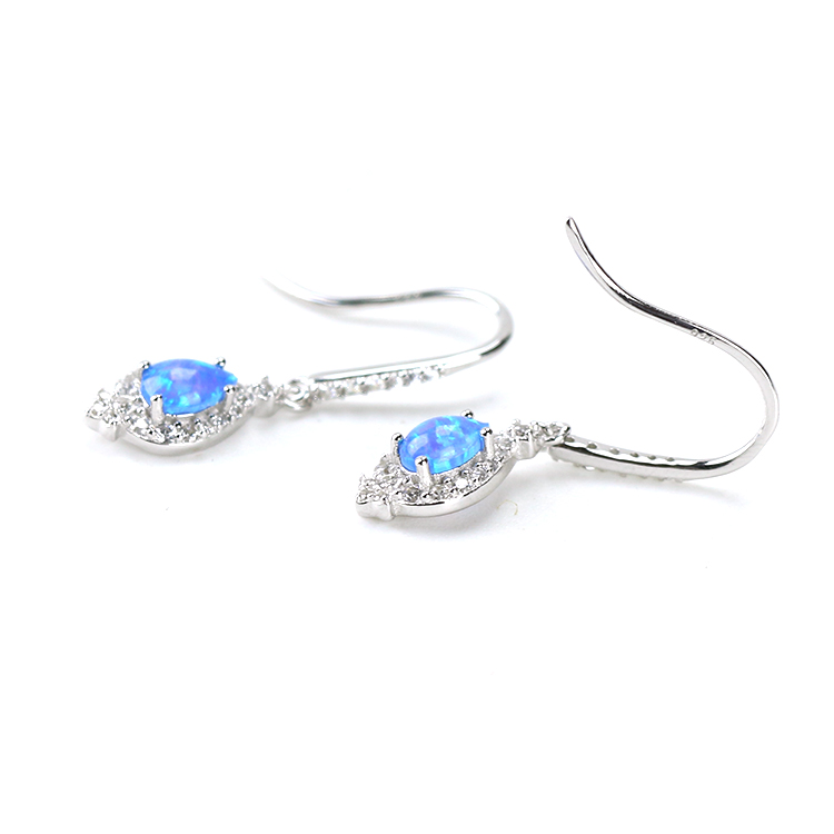 Blue Opal Earring