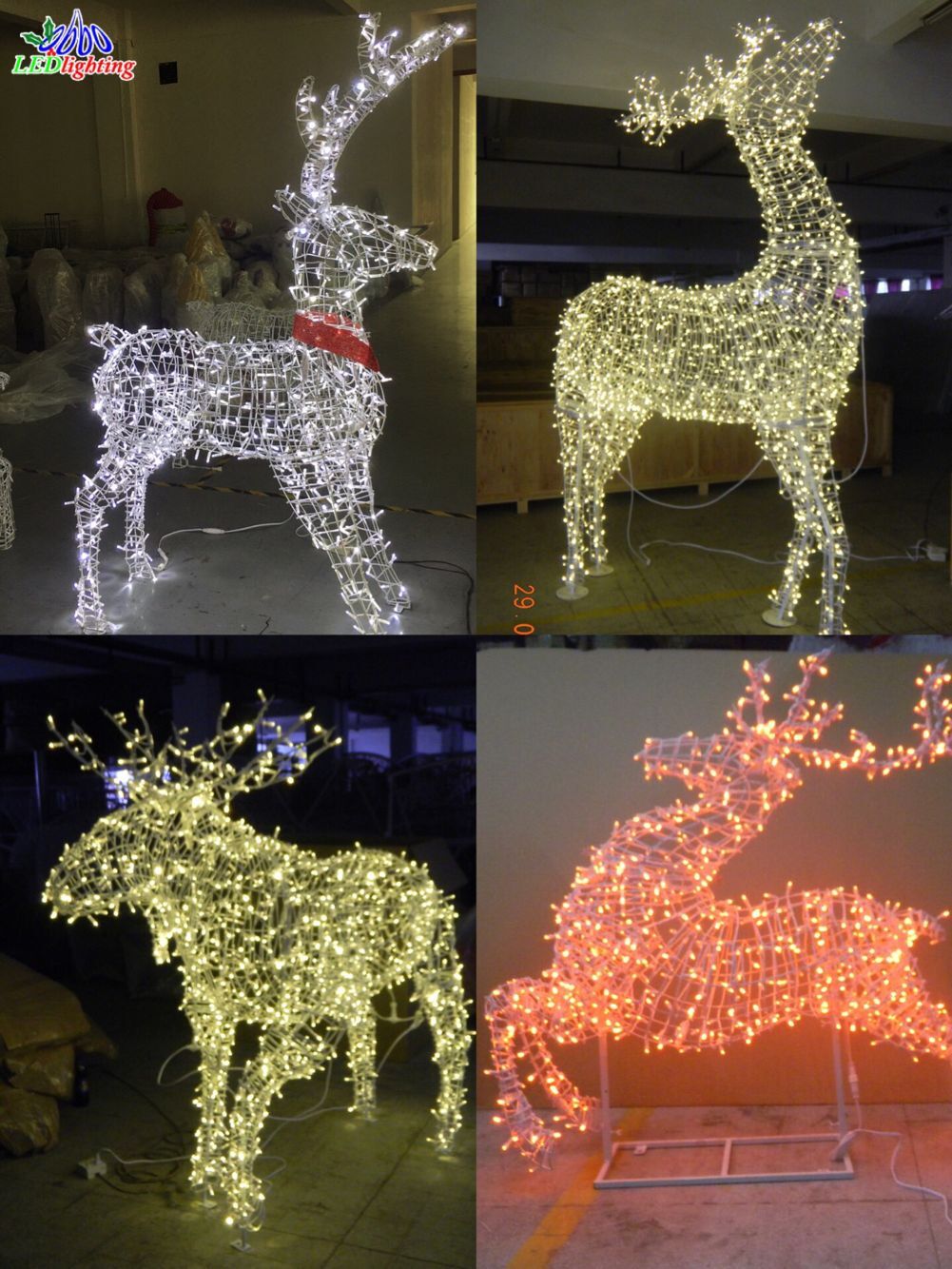3d led reindeer decoration light