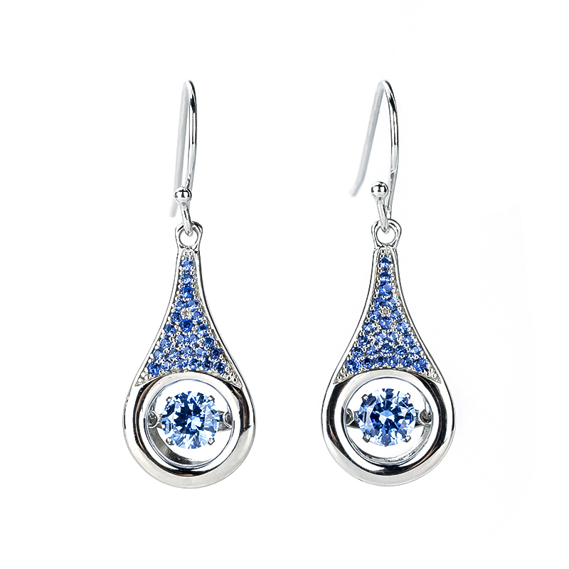 Blue Dancing Earring 