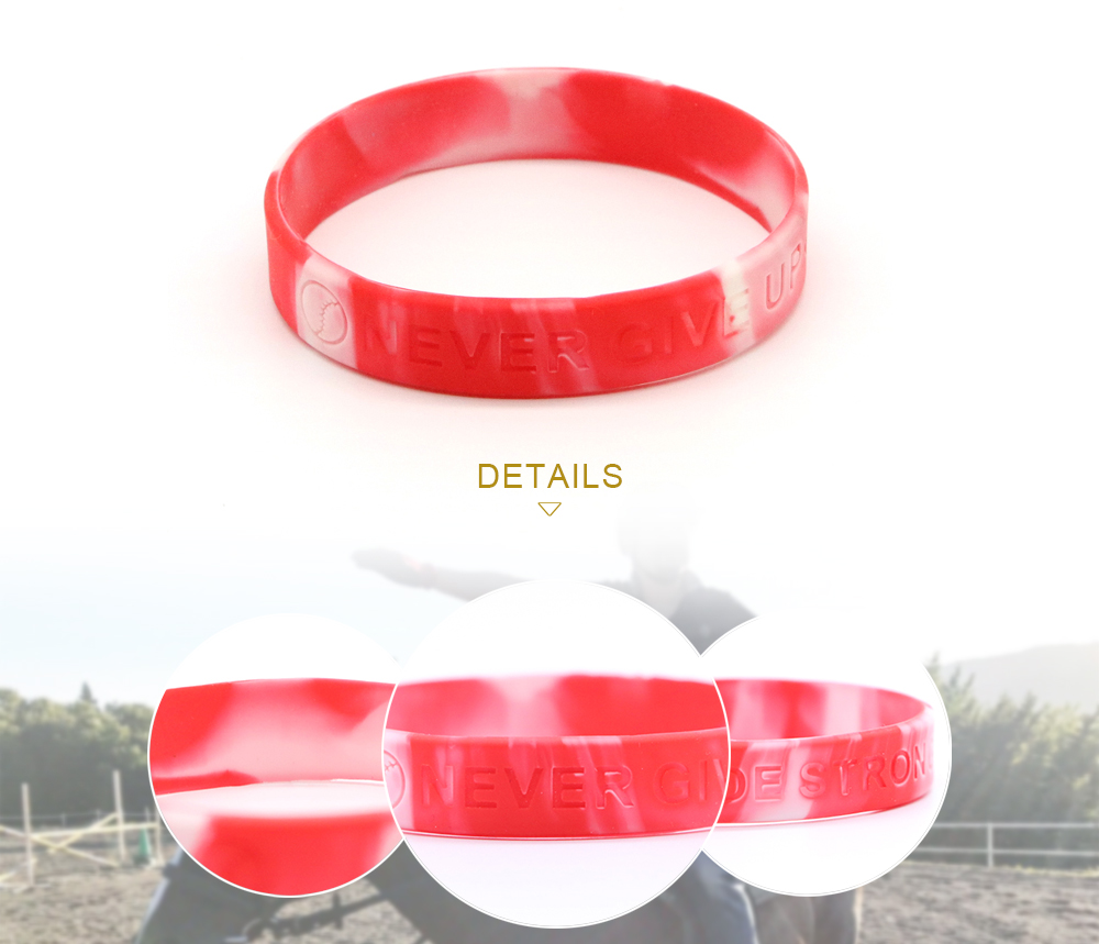 creative unique look swirl silicone bracelet color mixing bracelet