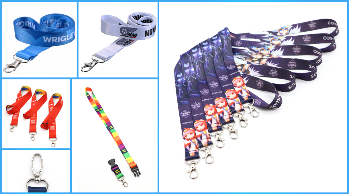 desent silkscreen sublimation woven all kinds of lanyard 