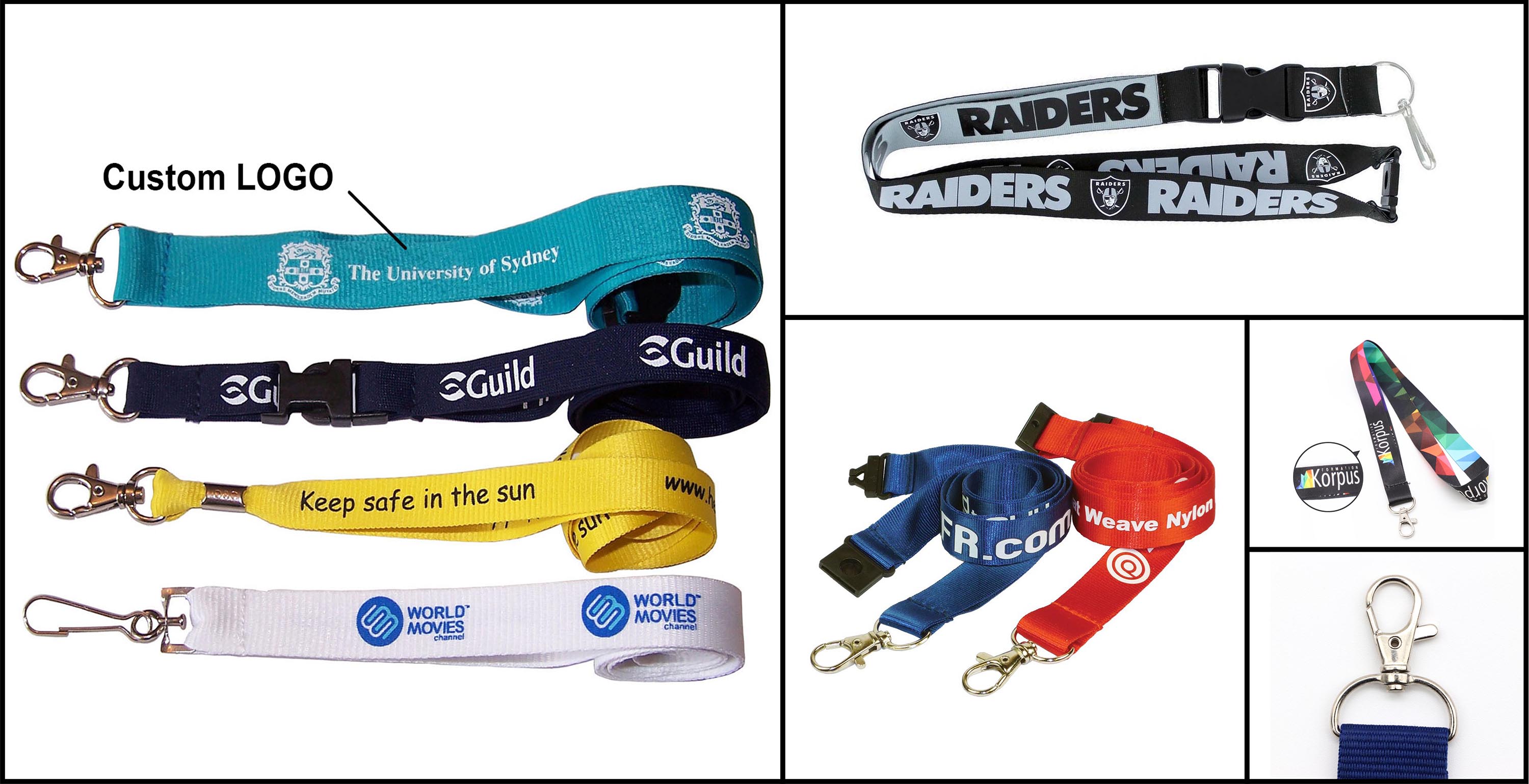 desent silkscreen sublimation woven all kinds of lanyard 