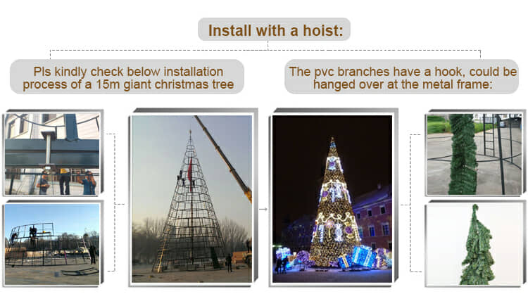 giant led christmas tree