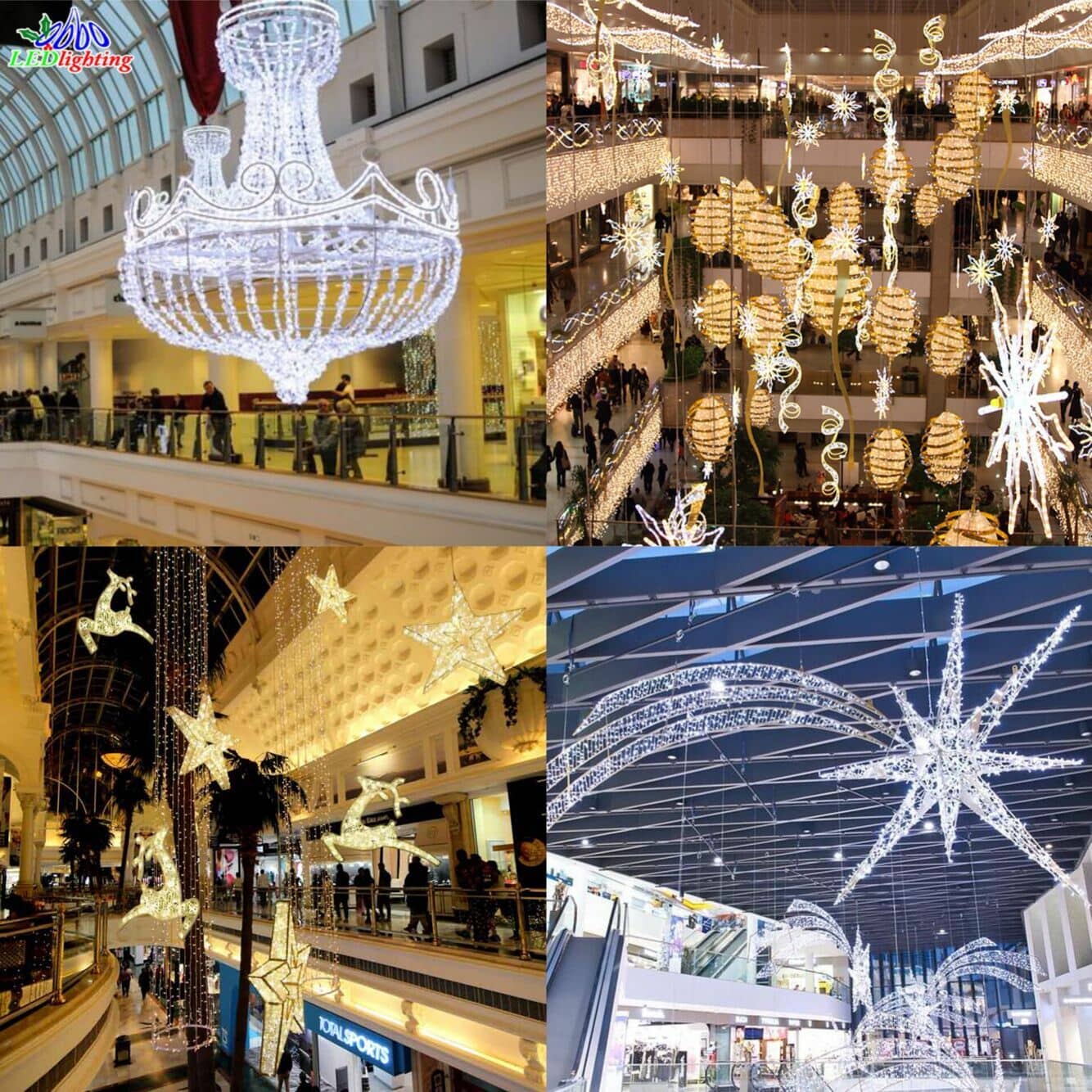 shopping mall indoor decoration light