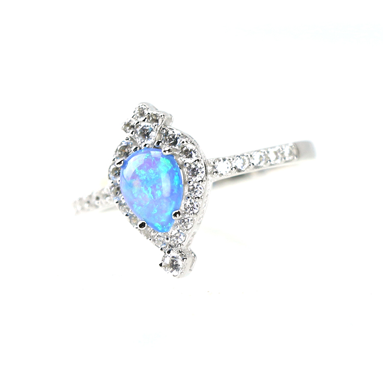 Blue Opal Ring