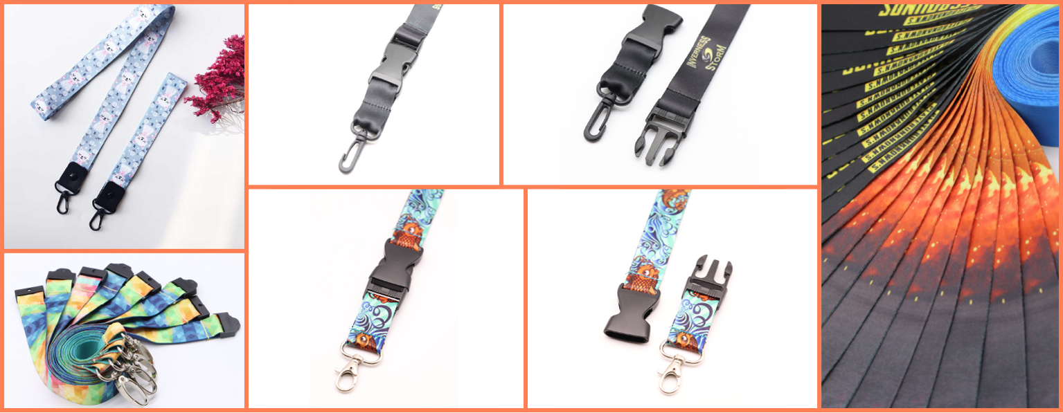 desent silkscreen sublimation woven all kinds of lanyard 