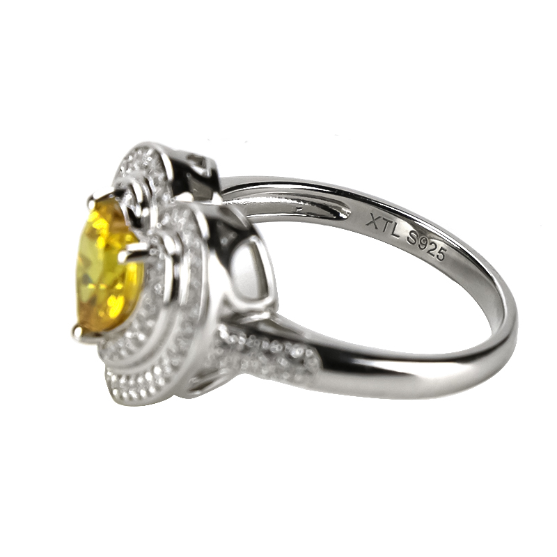 Yellow Sapphire Woman Rings