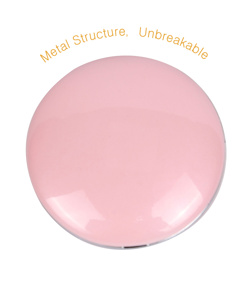 Foldable Handheld Pocket Magnified Makeup Mirror