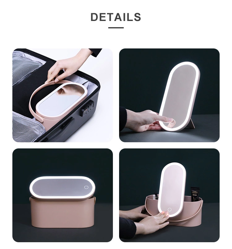 cosmetic bag with mirror