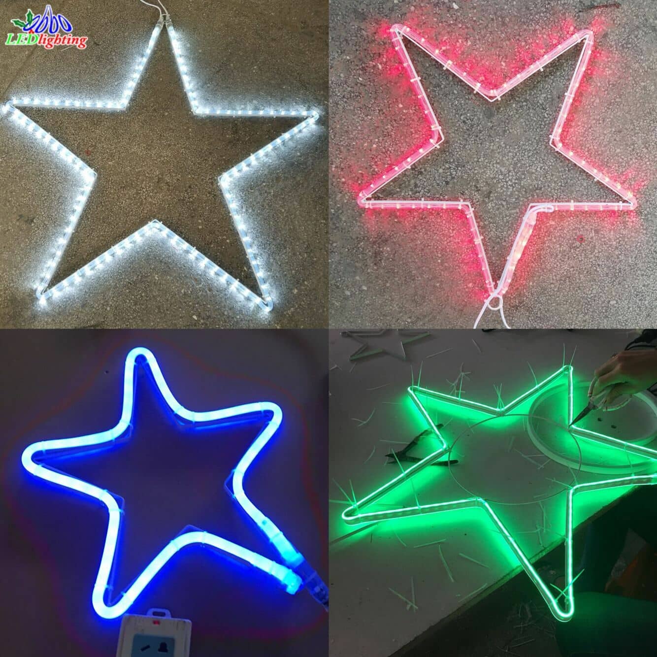 2d rope light star 2d rope light star