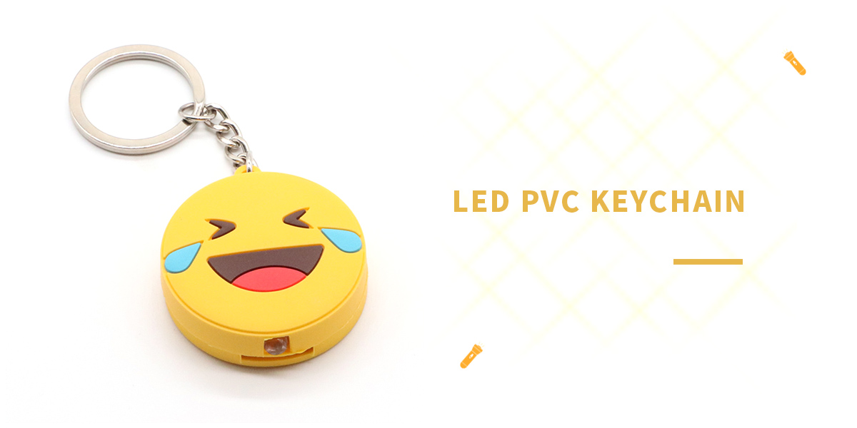 Pvc Led Keychain