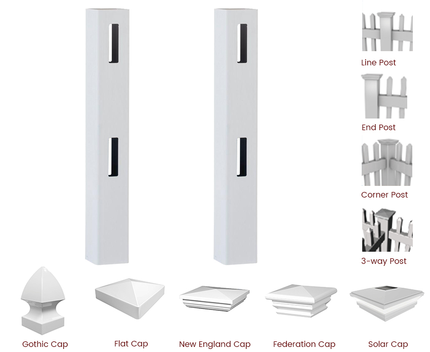 vinyl picket fence