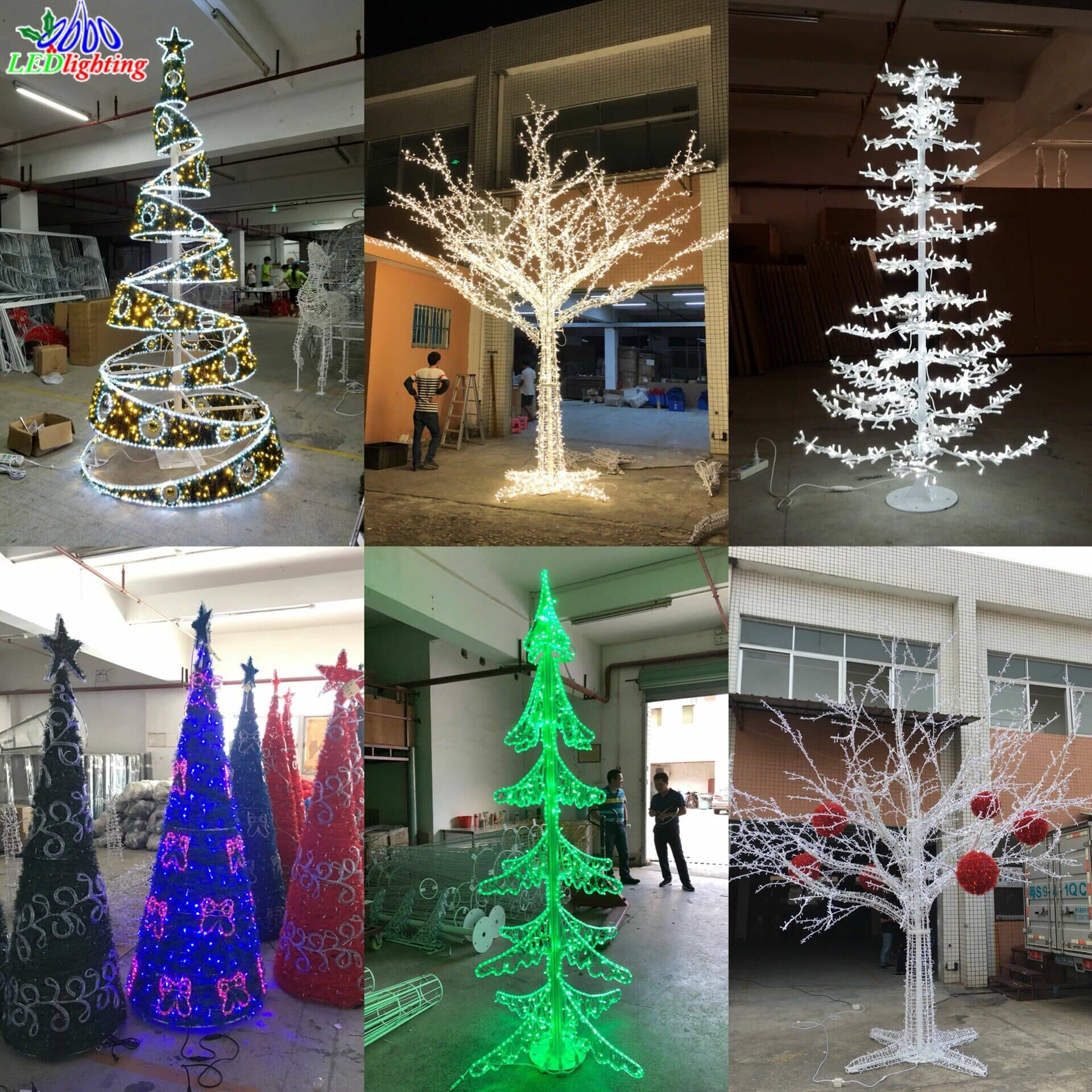 led Christmas tree