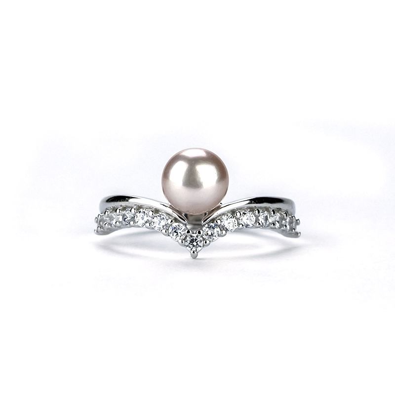 Silver Pearl Ring