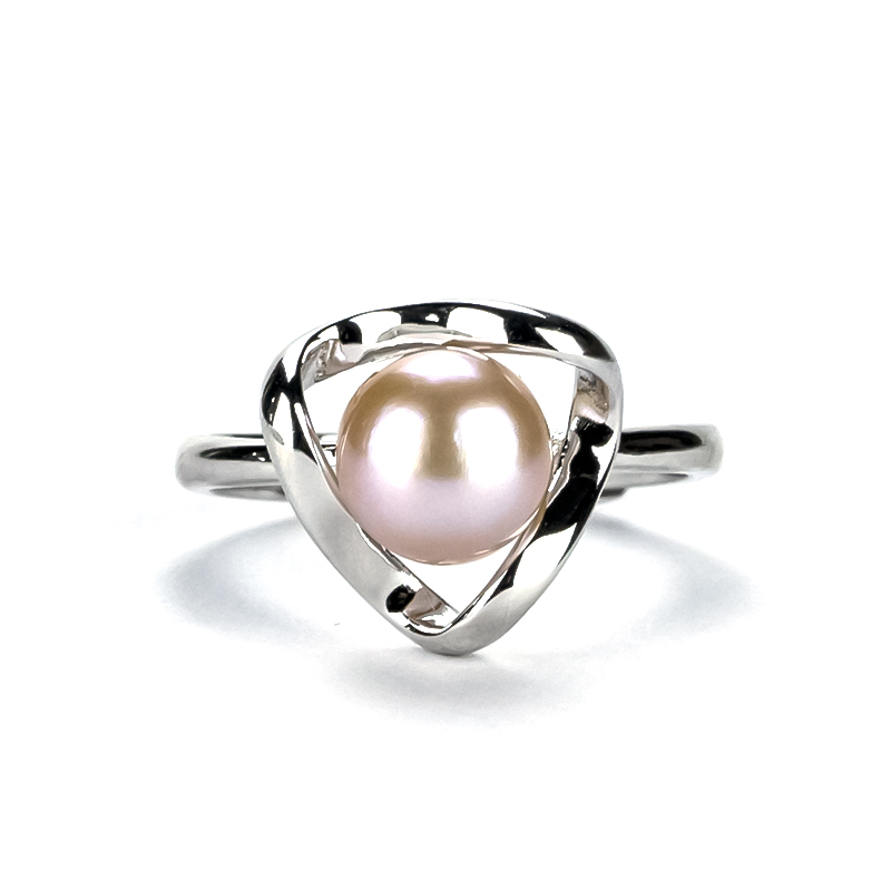 Silver Pearl Ring 