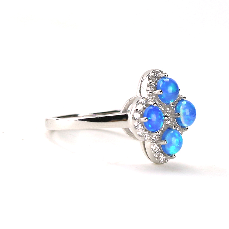 Blue Opal Ring