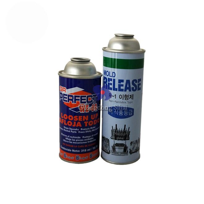 aerosol tin can