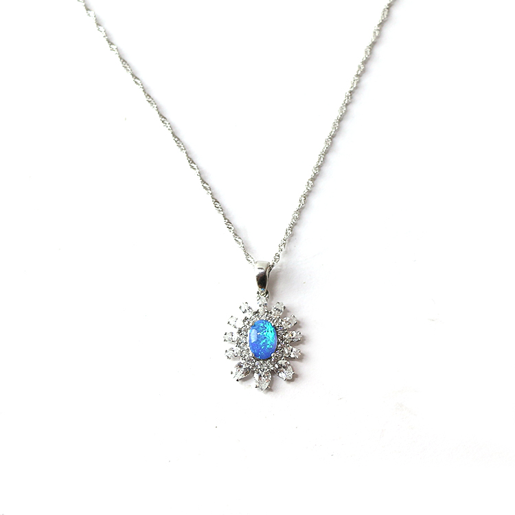 Blue Opal Pendant