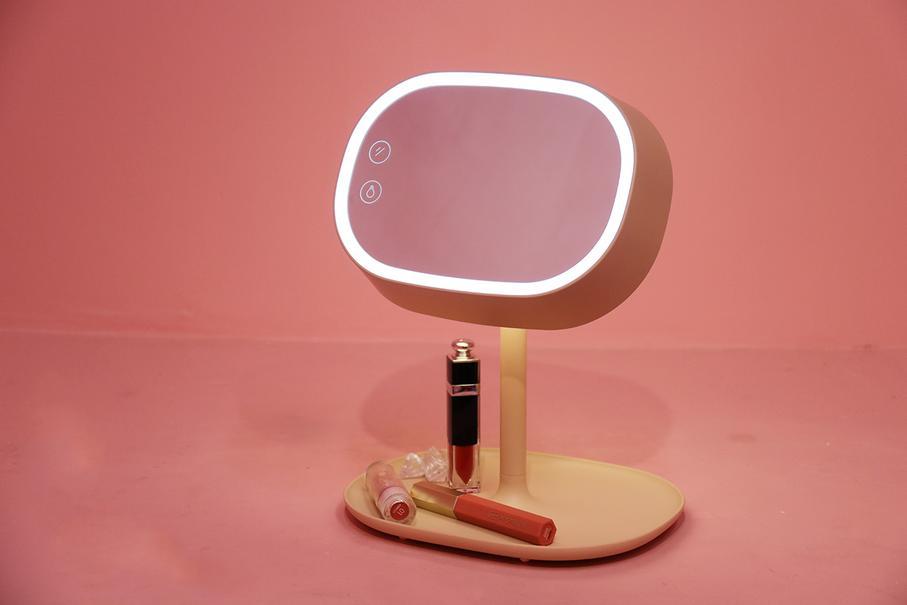 LED tabletop beauty make up mirror 